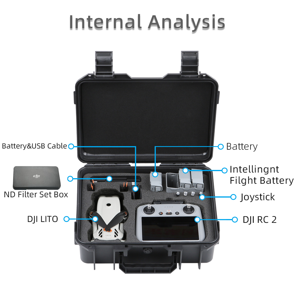 Estojo de Armazenamento Rígido - Drone Hard Shell Case avaliação e preço